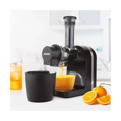 Image of Borosil Nutririch 200W Cold Press Slow Juicer 800ml 
