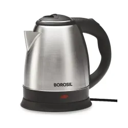 Borosil Stainless Steel 1350W Electric Kettle (1.5L)