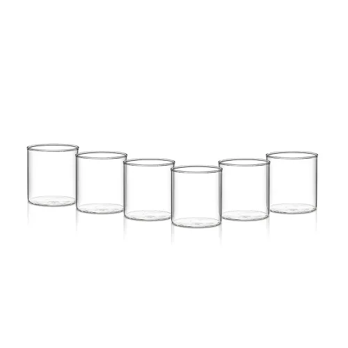 Image of Borosil Vision 305ml Glass Set – 6 pcs (Transparent)