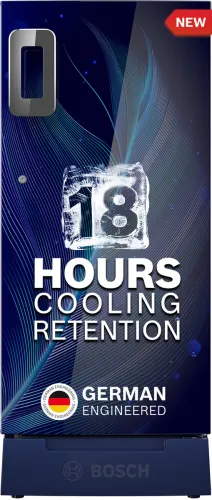 Image of BOSCH 187 L Direct Cool Single Door 4 Star Refrigerator with Base Drawer with Industrys largest vegetable box| Industry