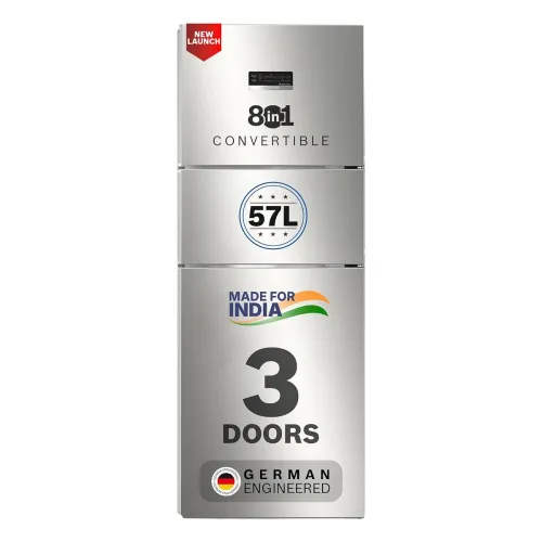 Image of Bosch 302L 3 Star Frost Free Triple Door Refrigerator