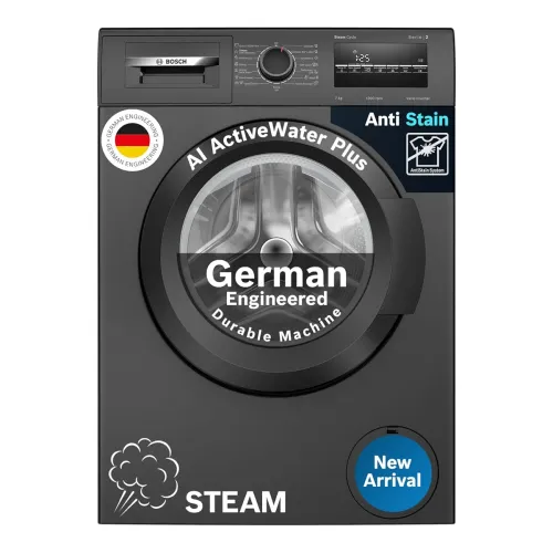 Image of Bosch 7kg 5-Star AI Front Load Washing Machine (WAJ24209IN)