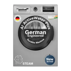 Bosch 8 kg 5 Star Front Load Fully-Automatic Washing Machine, Steam Hygiene