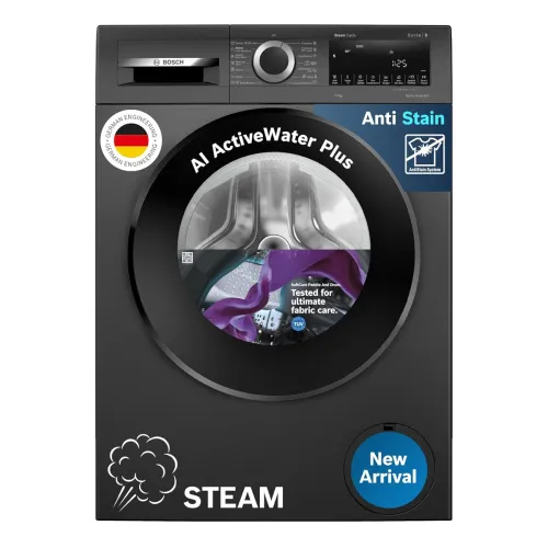 Image of Bosch 9Kg Front Load Steam Washing Machine (WGA1420TIN)