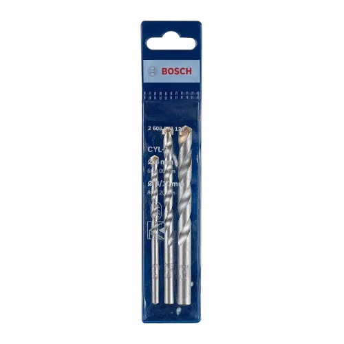 Image of Bosch CYL‑2 Masonry Bit Set – 6/8/10 mm (3‑Pc)