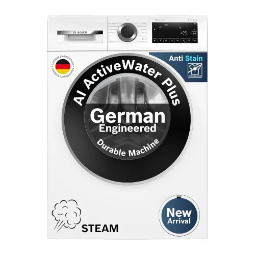 Image of Bosch 9 kg 5 Star Front Load Fully-Automatic Washing Machine