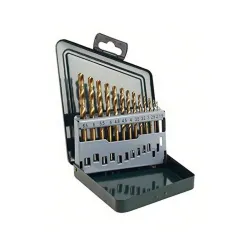 Bosch HSS-Titanium 2607019436 Plastic Drill Bit Set (Multicolor, 13-Pieces)