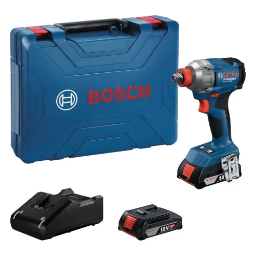 Image of BOSCH GDX 18V- 285 Professional Cordless Impact Wrench / Driver Kit