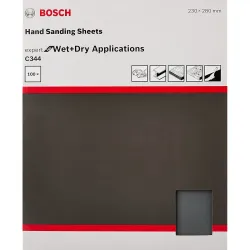 Bosch Professional Hand Sanding Sheet For Automotive, 230 X 280 mm Grit 1000, Pack Of 100