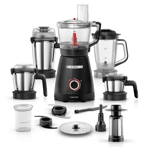 Image of Bosch PureMixx Plus 800W Mixer Grinder & Food Processor with 5 Jars