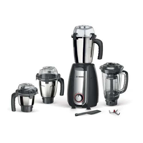 Image of BOSCH TrueMixx Pro 1000 W Mixer Grinder 4 Jar Black MGM8844BIN