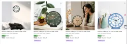 Bosco Wall Clocks at minimum 73% Discount
