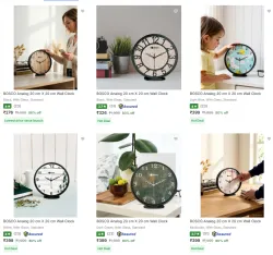Bosco Wall Clocks Starting @ ₹276