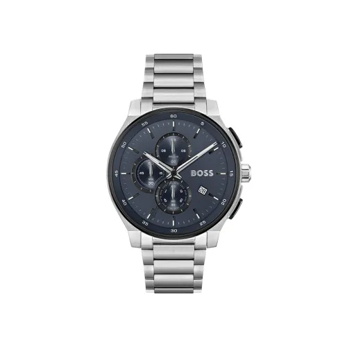 Image of BOSS Peak 2.0 Qtz Chrono Blue Round Dial Men's Watch