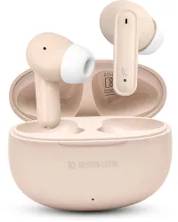 Boston Levin ProPods-Gen3.1,BT 5.3,ENC,50ms LowLatancy,T-C Charging,IPX5,Upto40H Pytime White Bluetooth  (Pearl White, I
