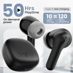 Boult GOBOULT K10 Wireless Earbuds Pure Black