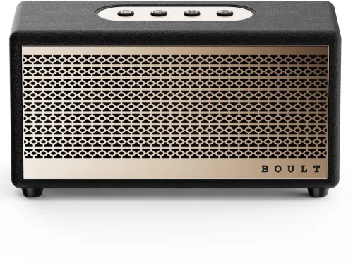 Image of Boult RetroAmp X40 Bluetooth Speaker (40W, 10H Battery, Vintage Gold)
