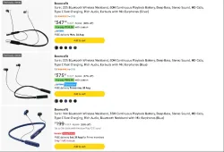 Bouncefit Bluetooth Wireless Neckband Starting at ₹199