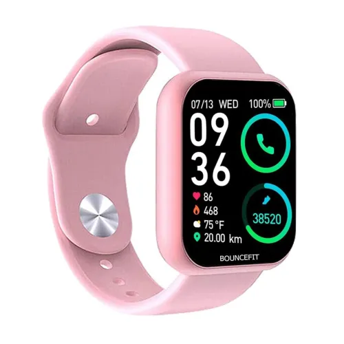 Image of Bouncefit M I D116 Fitness Band Smart Watch for Men, Women, Boys, Girls, Kids – Single Touch Interface, Water Resistant,