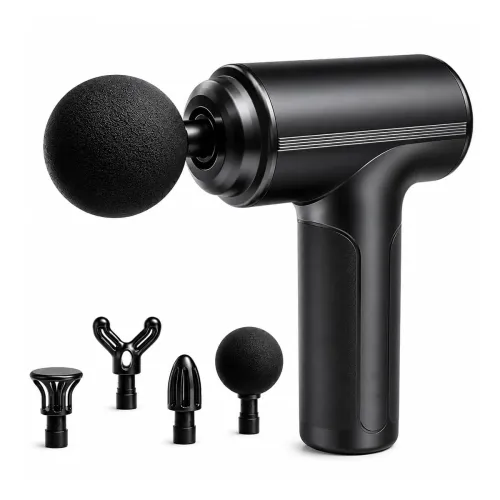 Image of Bouncefit MG-203 Portable Handheld Electric Massage Gun | Body Massager for Pain Relief | Massage Gun for Back, Leg & Fu