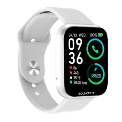 Bouncefit M I D116 Fitness Band Smart Watch for Men, Women, Boys, Girls, Kids – Single Touch Interface, Water Resistant,