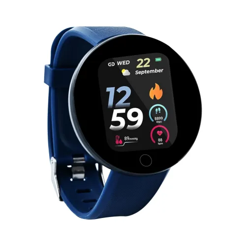 Image of Bouncefit M I D18 Round Fitness Band Smart Watch 
