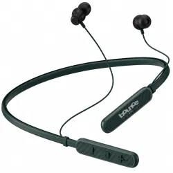Bouncefit Sonic 144 Bluetooth Wireless Neckband, 35H Continuous Playback Battery, Deep Bass, Stereo Sound, HD Calls, Type C Fast Charging, Rich Audio, Earbuds with Mic Earphones (Green)
