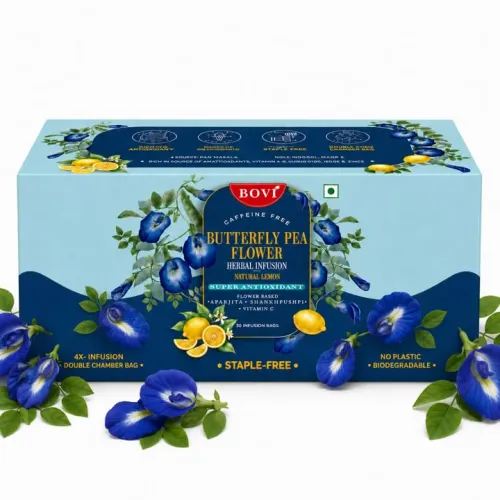 Image of BOVI Butterfly Pea Flower Tea Bags, 30 Teabags 