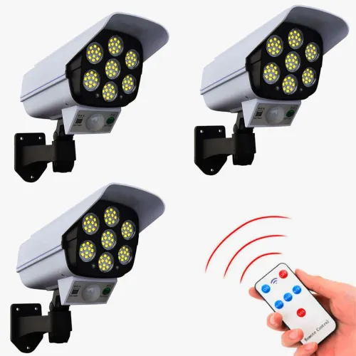 Image of BOVTY 77 LED Solar Motion Sensor Lights 3-Pack