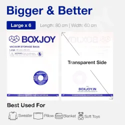 BOXJOY Vacuum Storage Bags Pack 6