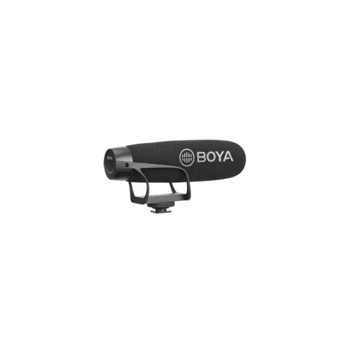 Image of Boya BY-BM2021 Shotgun Video Auxiliary Microphone, Cardiod Microphone Condenser (Black)