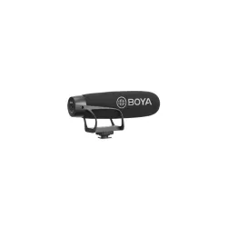 Boya BY-BM2021 Shotgun Video Auxiliary Microphone, Cardiod Microphone Condenser (Black)
