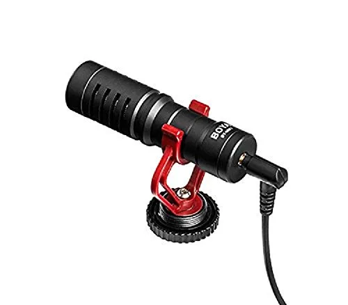 Image of Boya BY-MM1 Shotgun Mic (Renewed, Universal for DSLR/Smartphones) 