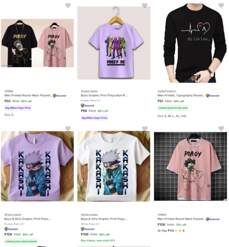 Image of Boy's T-Shirts @ Starting ₹91