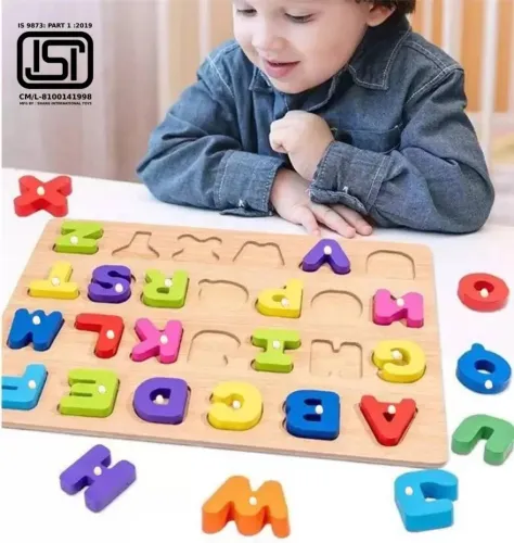 Image of BOZICA Wooden Alphabets Board Puzzle