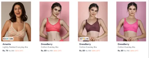 Image of Bra at minimum 80% Discount