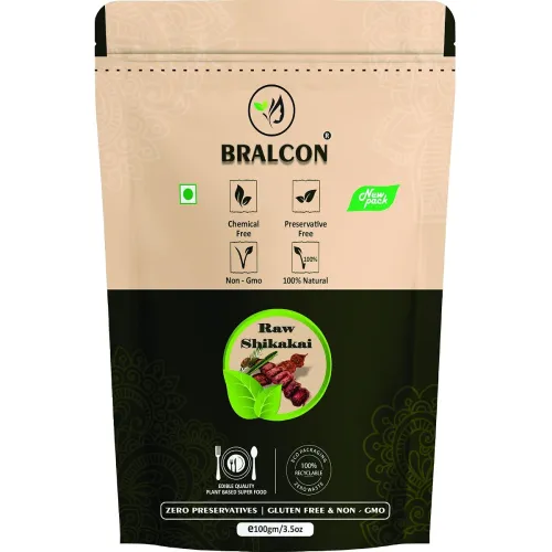 Image of BRALCON Raw Shikakai Whole Dried Acacia Concinna (100g) 