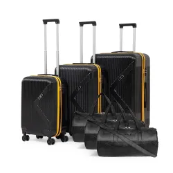 Brampton 6-Piece Family Set – 3 Duffle Bags + 3 Trolley Suitcases