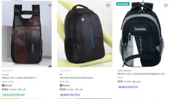 Branded Backpack Starting @ ₹283