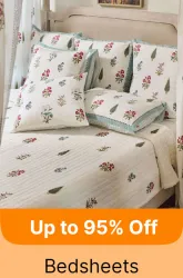 Branded Bedsheets upto 95% Discount on Flipkart GOAT Sale