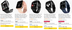 Branded BT calling smart watch starting @ ₹939