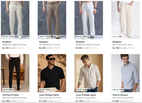 Image of Branded clothing for mens up to 77% Discount 