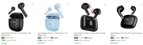 Image of Branded Earbuds Minimum 70% Discount