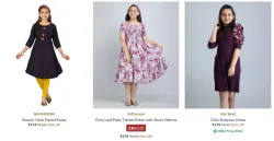 Girls Branded Clothing @ Minimum 90% Discount