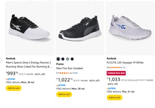 Image of Branded Men Shoes Minimum 60% Discount