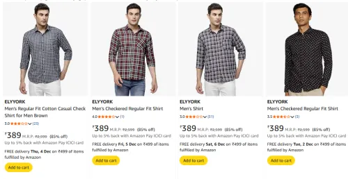 Image of Branded Mens Shirt Upto 85% Off