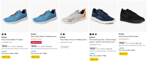 Image of Branded Men's Shoes starting at ₹840