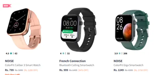 Image of Branded Smartwatches at minimum 80% Discount
