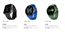 Branded Smartwatches Starting at ₹999