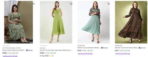 Image of Branded Women Clothing Starting @ ₹314